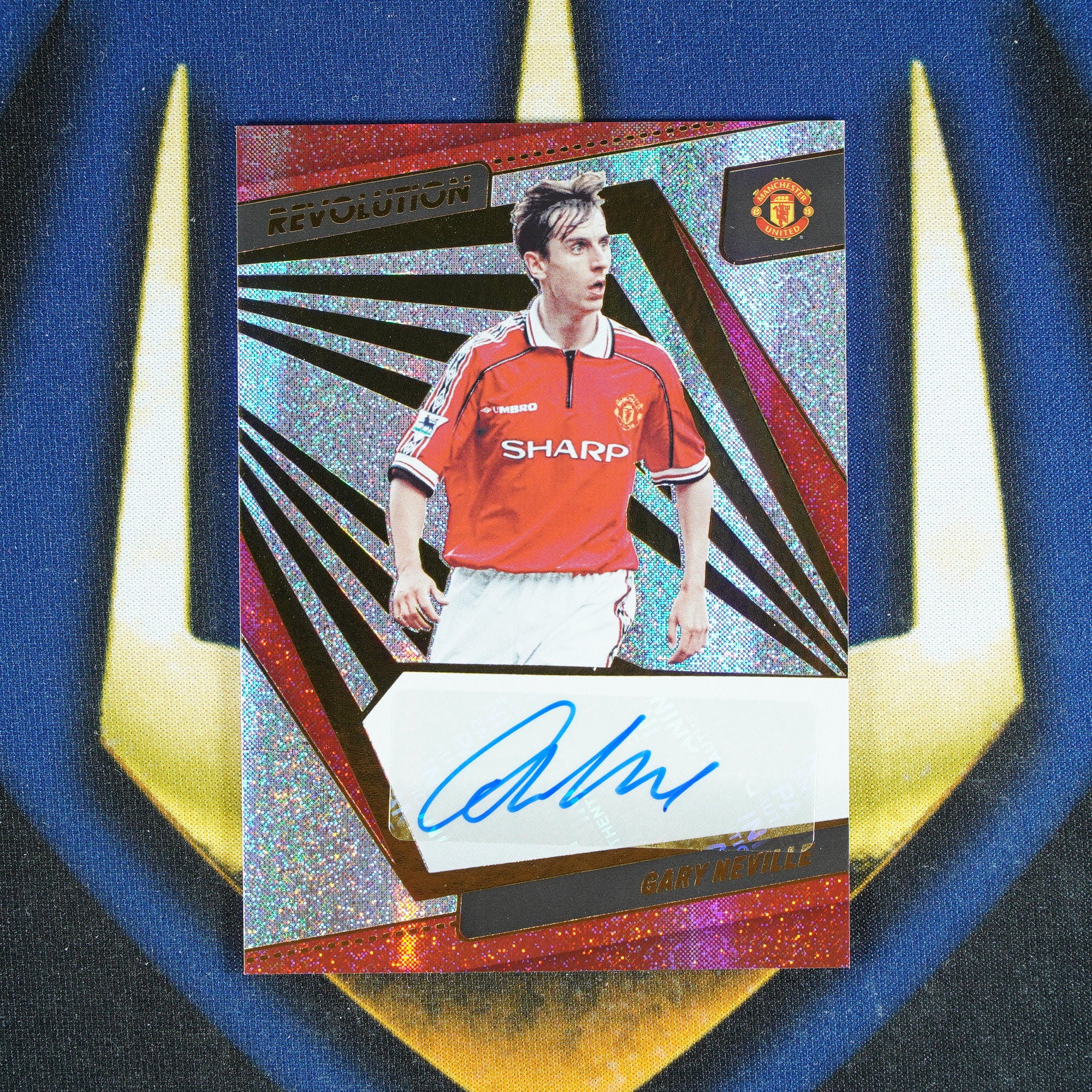 Gary Neville 2022-23 PANINI REVOLUTION Autographs [Raw]