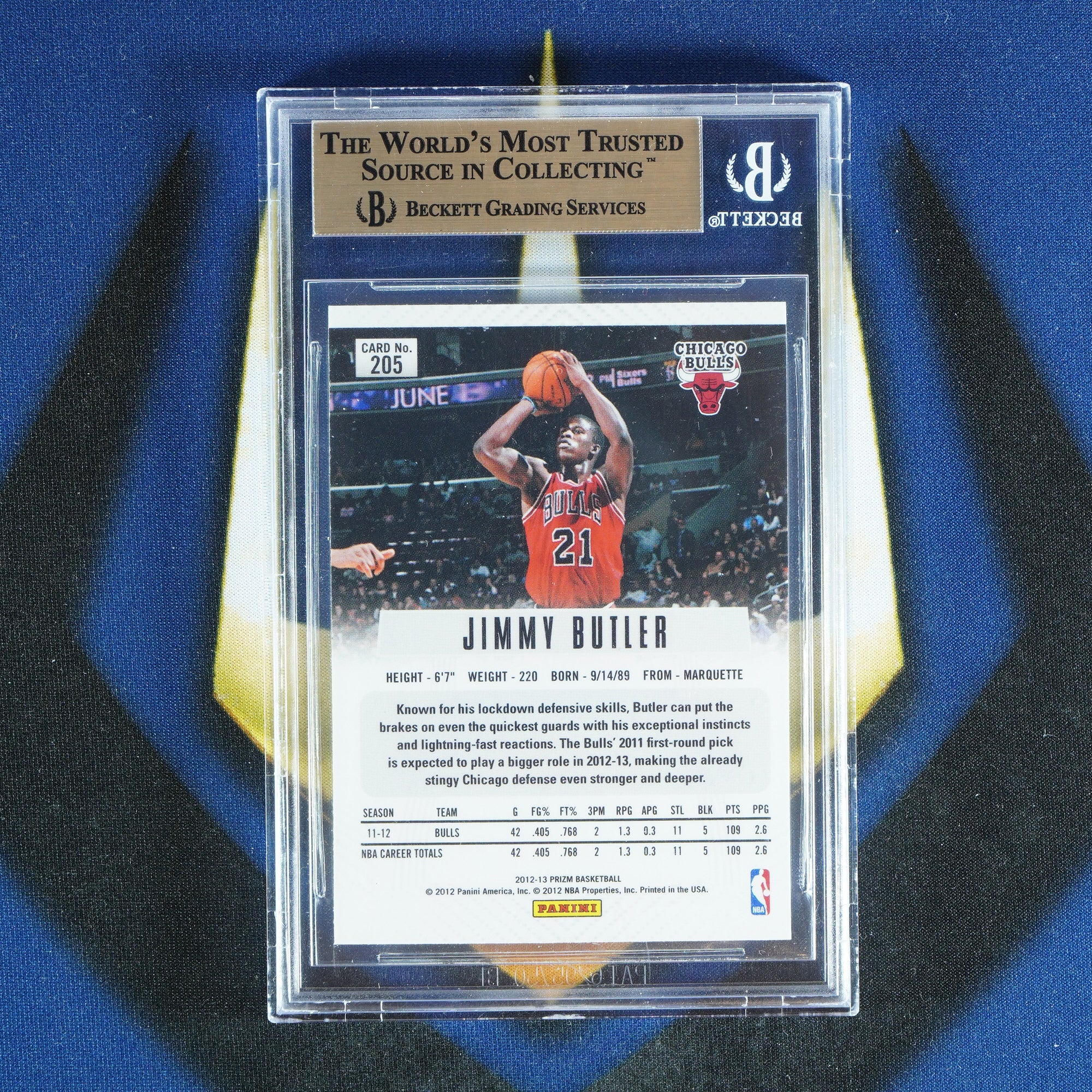Jimmy Butler 2012-13 PANINI PRIZM Base [BGS 9.5]
