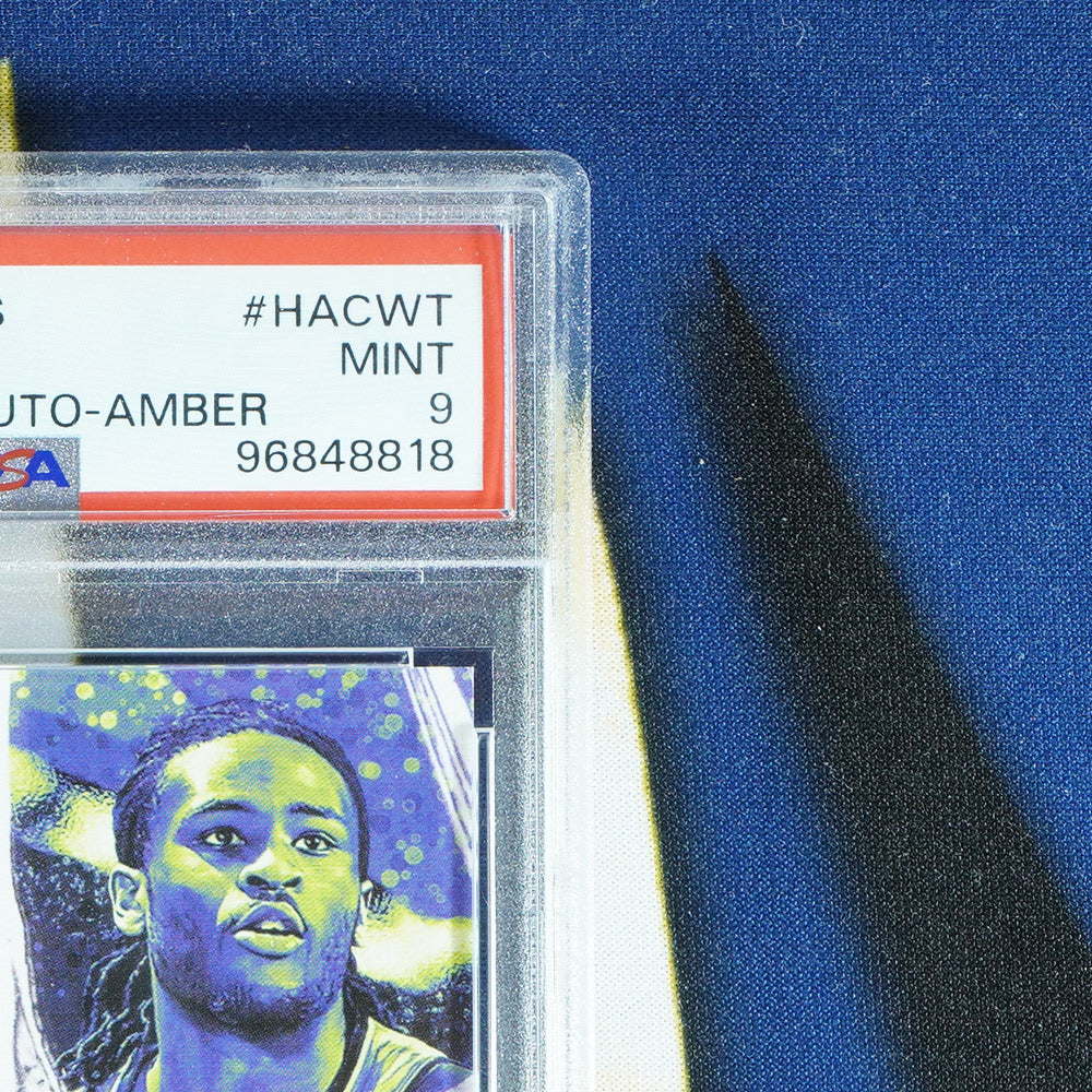 Cason Wallace 2023-24 PANINI COURT KINGS Heir Apparent Amber Auto /75 [PSA 9]