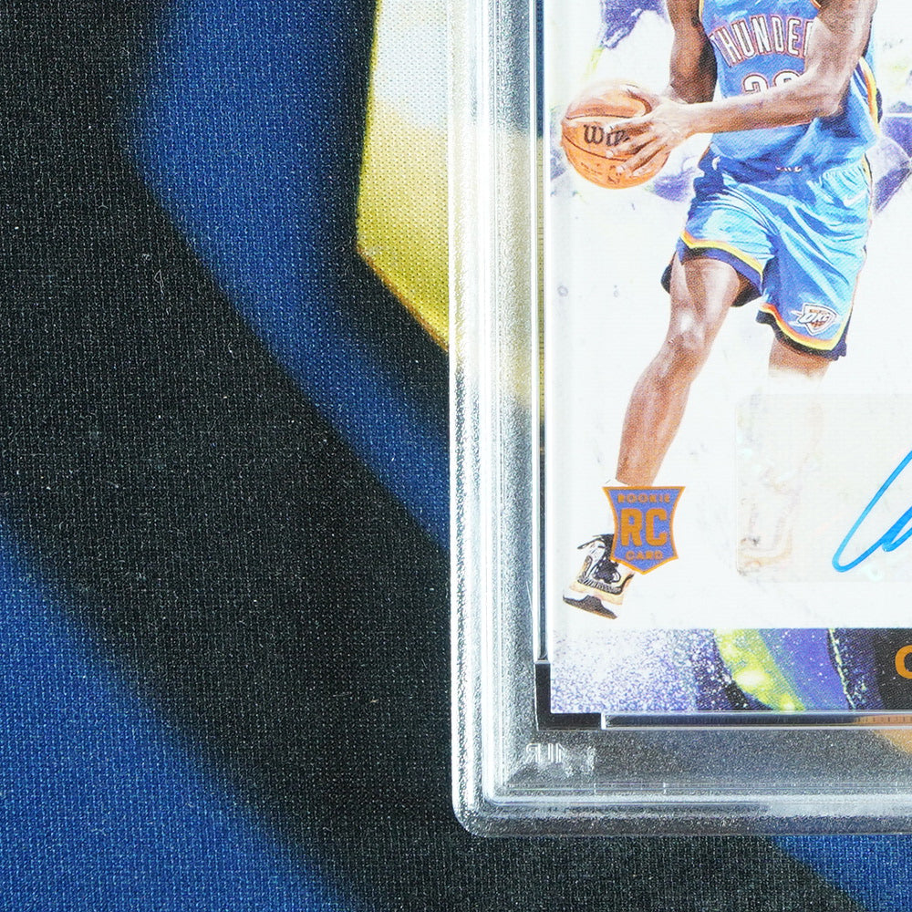 Cason Wallace 2023-24 PANINI COURT KINGS Heir Apparent Amber Auto /75 [PSA 9]