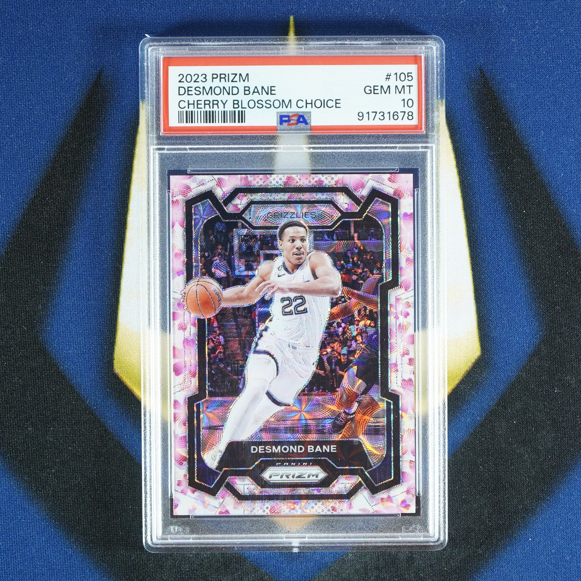 Desmond Bane 2023-24 PANINI PRIZM Cherry Blossom Choice [PSA 10]