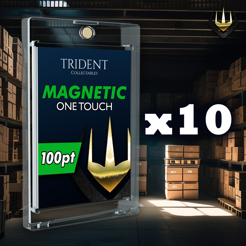 Trident One-Touch 100pt Magnetic Card Display Holder Protector [10 Pack]