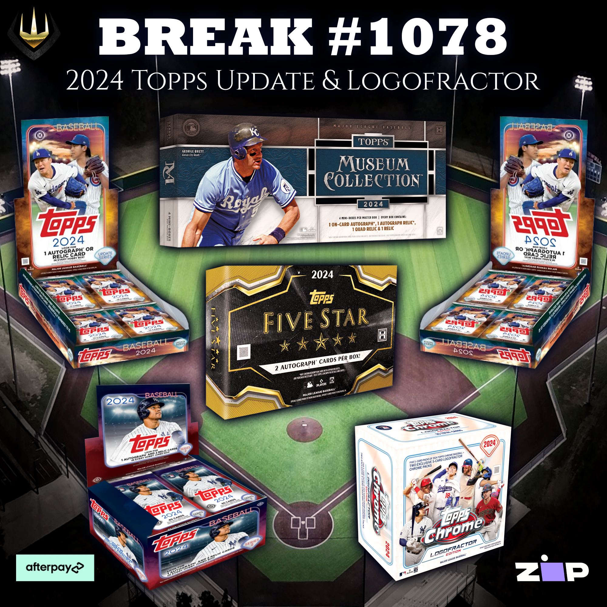 #1078 2024 Topps Baseball Mega Mixer! [Pick Your Team]