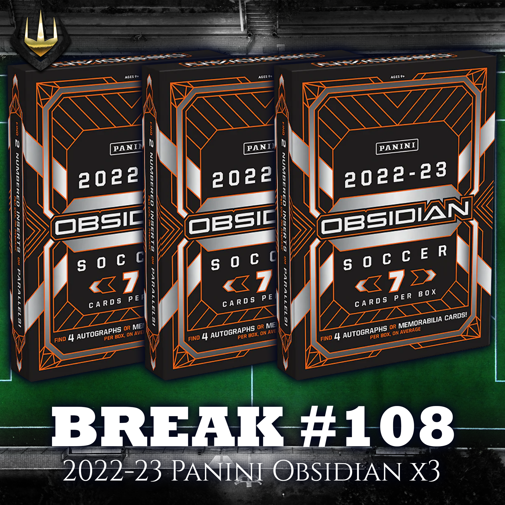 Break #108 2022-23 Panini Obsidian Hobby x3 [Pick Your Team]