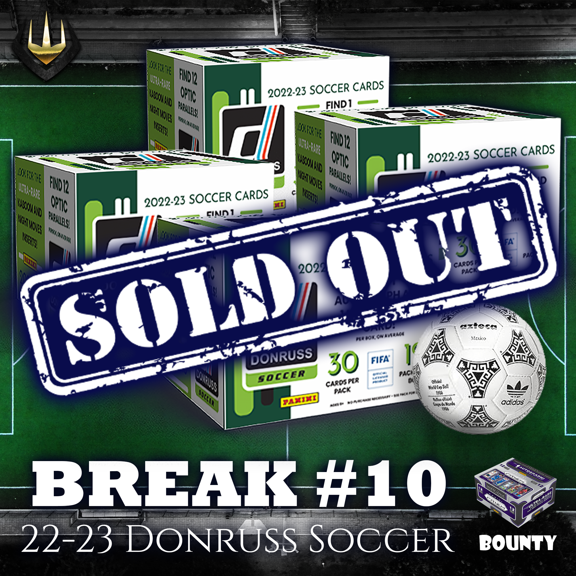 Break #10 2022-23 Donruss Soccer Hobby x4 [Pick Your Team]