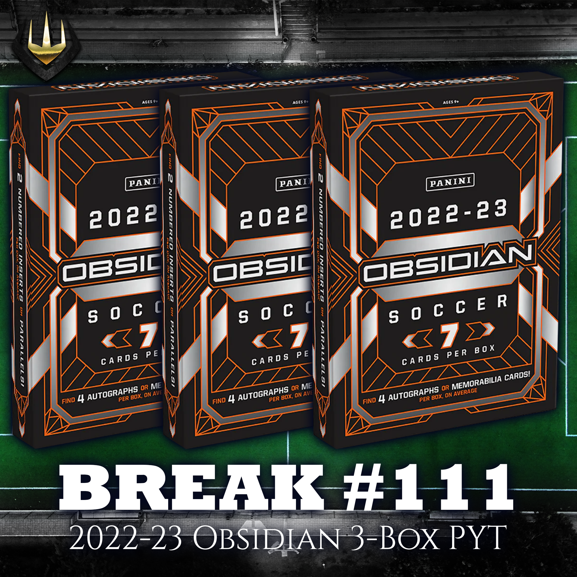 Break #111 2022-23 Panini Obsidian Hobby x3 [Pick Your Team]