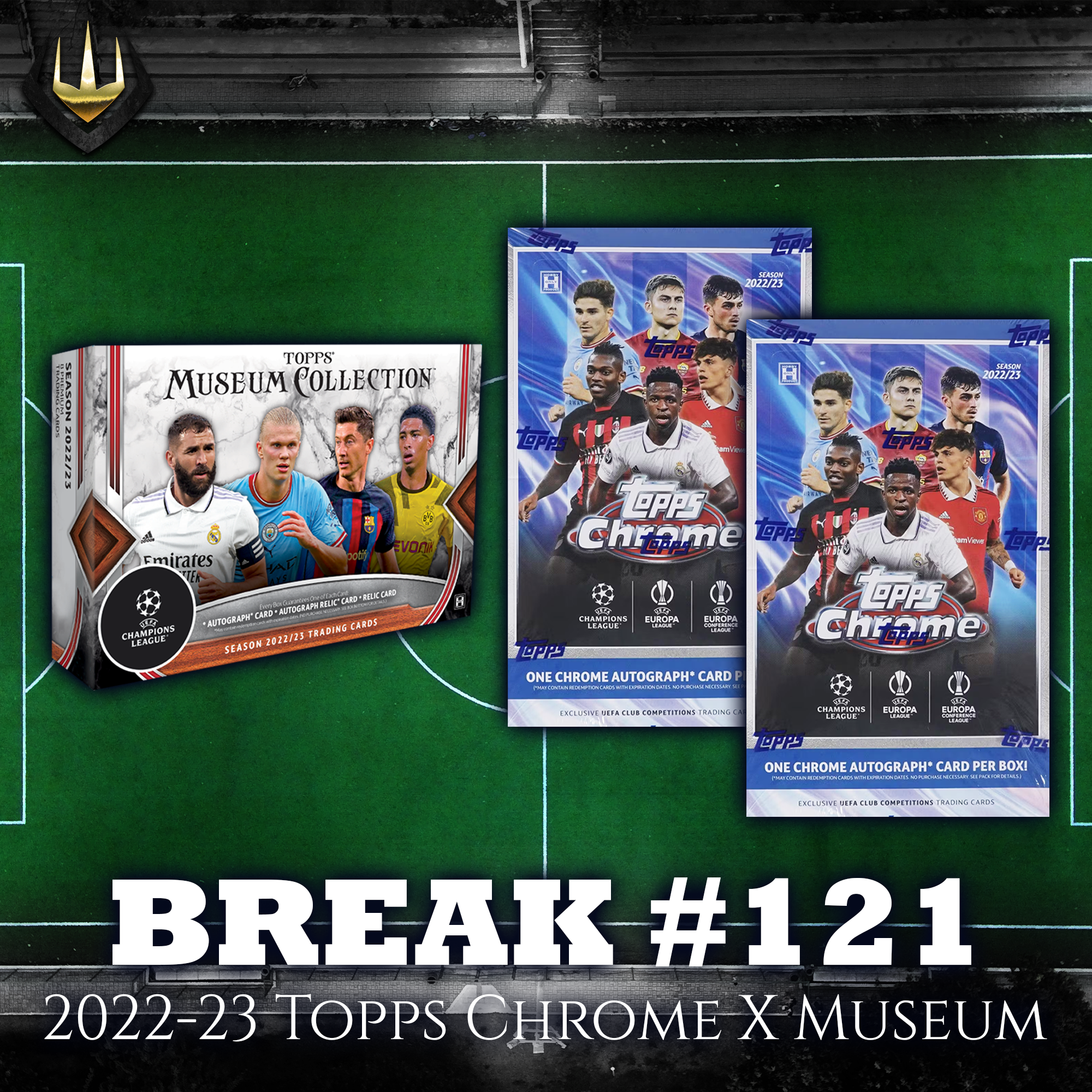 Break #121 2022-23 Topps UEFA Chrome Hobby x2 + Museum x1 [Pick Your Team]