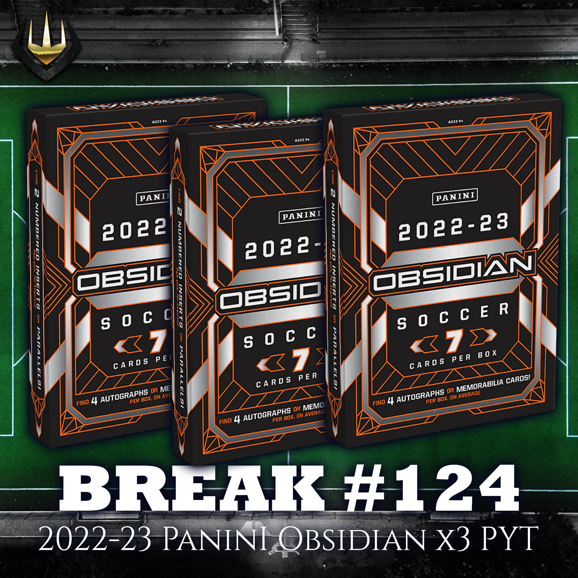 Break #124 2022-23 Panini Obsidian Hobby x3 [Pick Your Team]