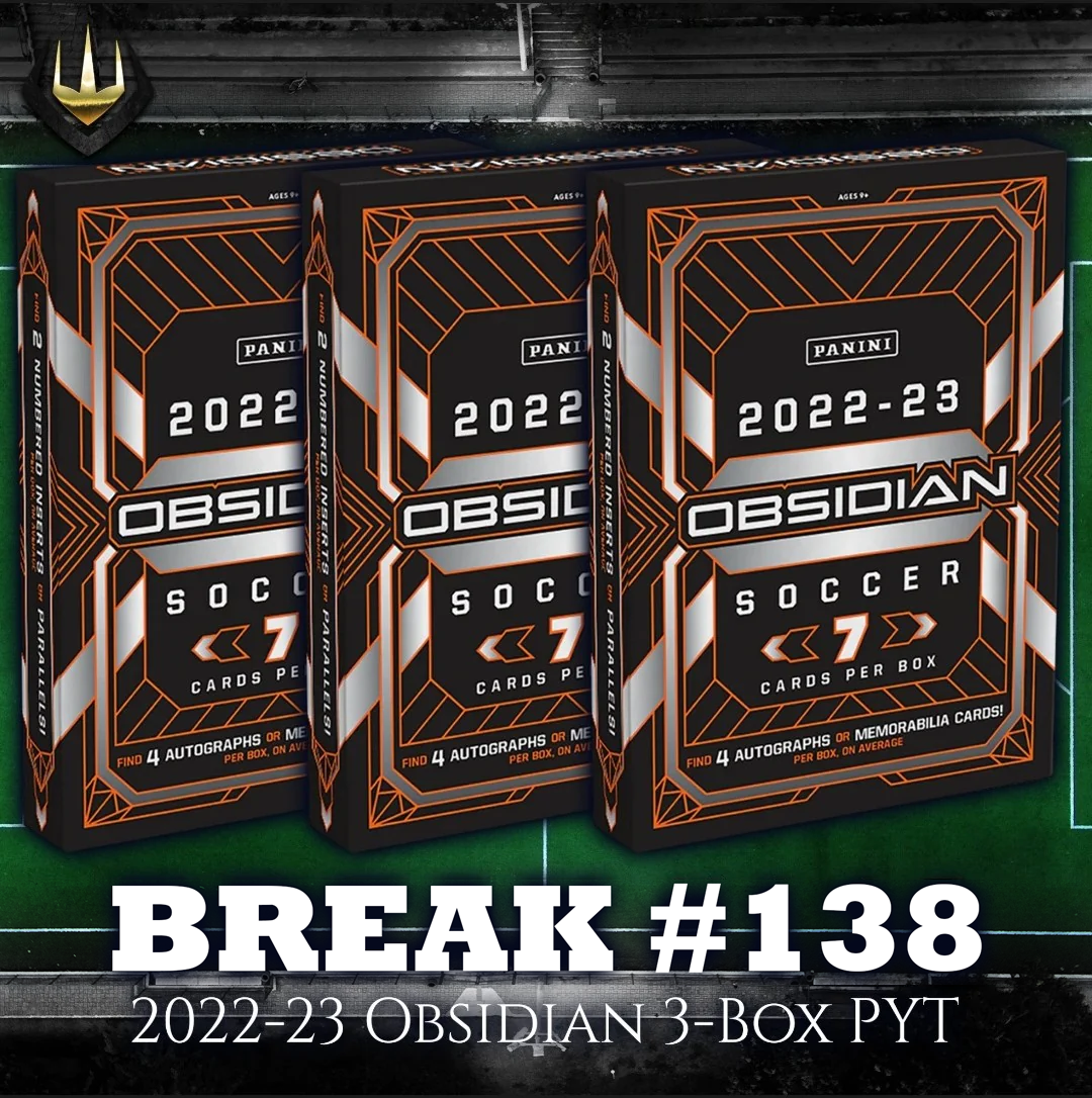 Break #138 2022-23 Panini Obsidian Hobby x3 [Pick Your Team/Player]