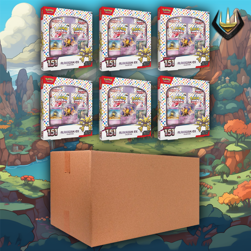 151 Alakazam Ex Box Pokemon Case [6 Boxes/Case]