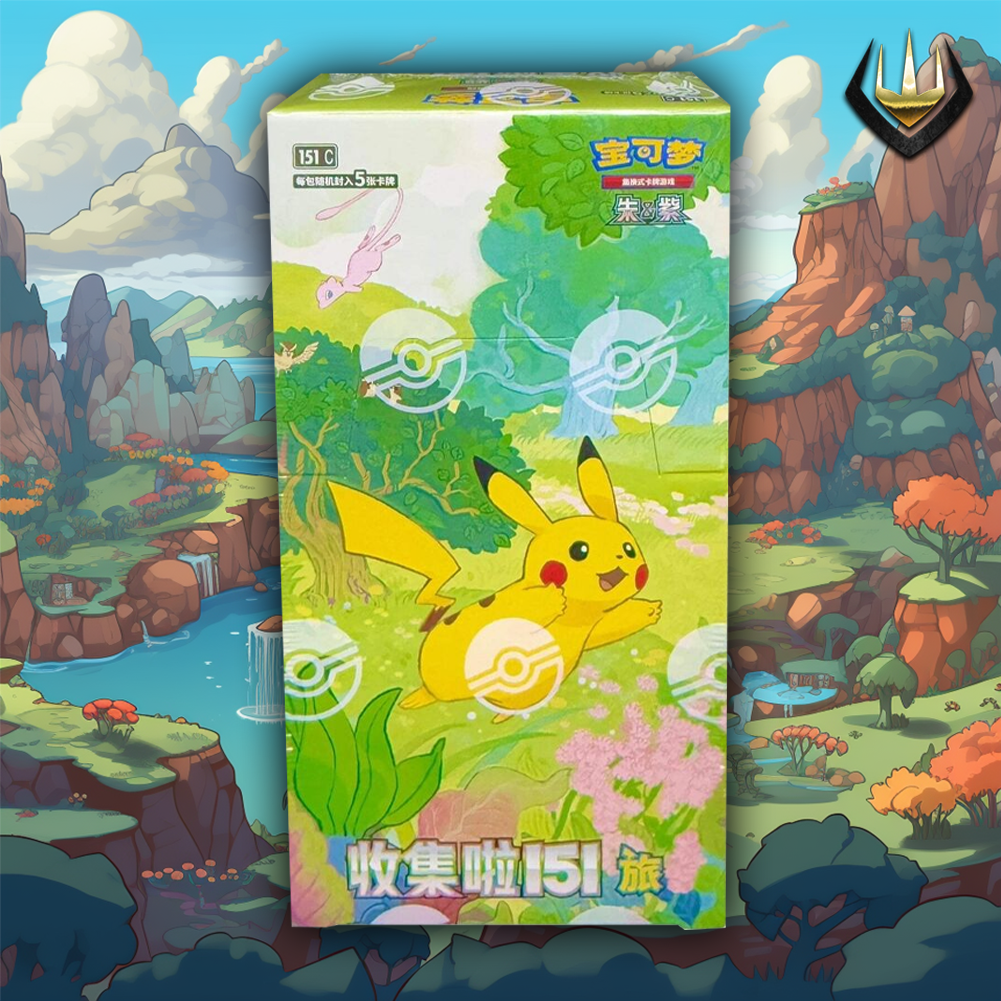 Pokemon 151 Simplified Chinese Booster Box - Collect 151 Journey (Slim Pack) Pokemon 151 Simplified Chinese Booster Box - Collect 151 Journey (Slim Pack)