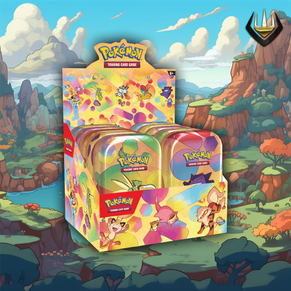 151 Pokémon Mini Tin Display Box [10 Tins]