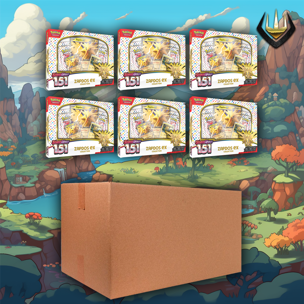 151 Zapdos Ex Box Pokemon Case [6 Boxes/Case]