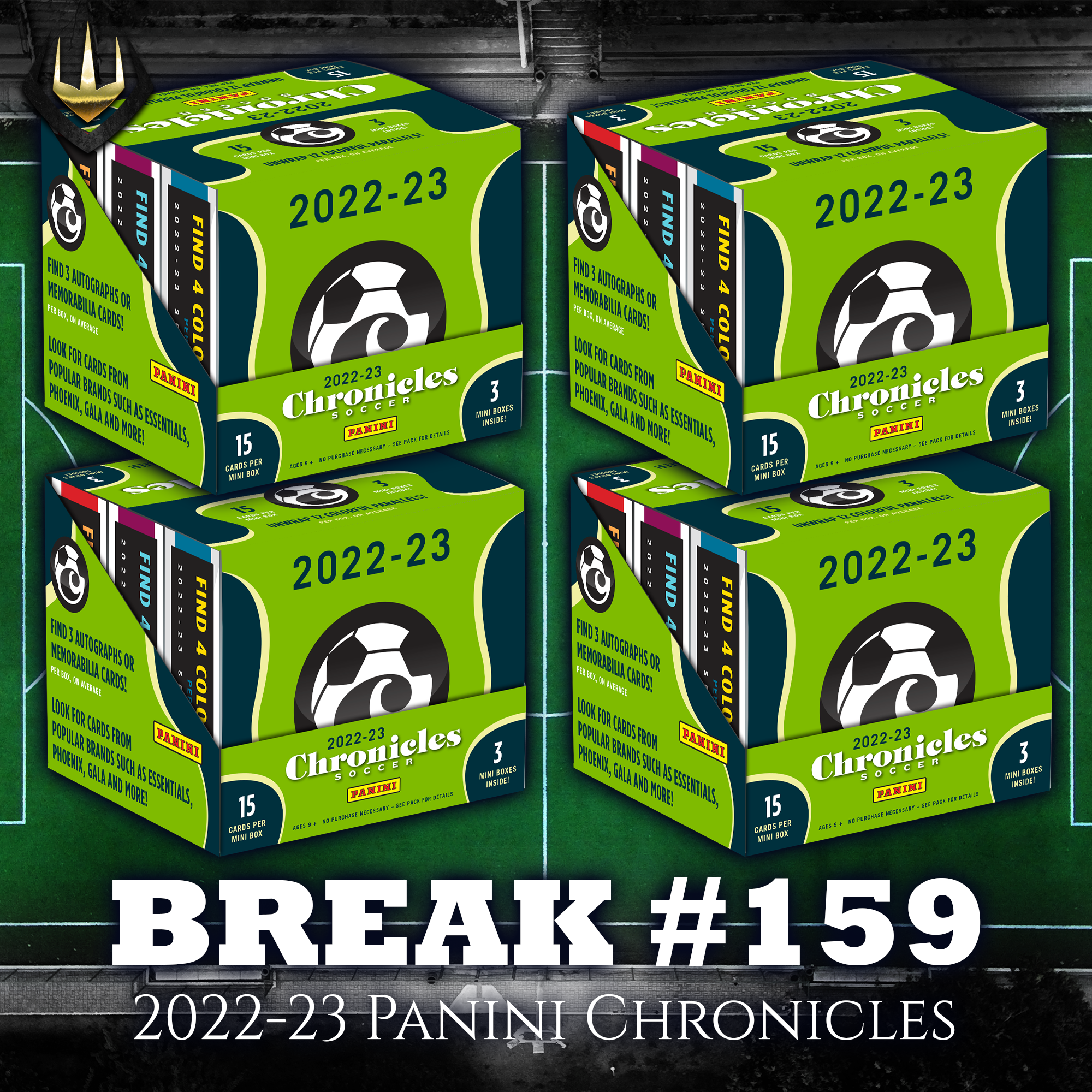 Break #159 2022-23 Panini Chronicles Soccer Hobby x4 [Pick Your Team]