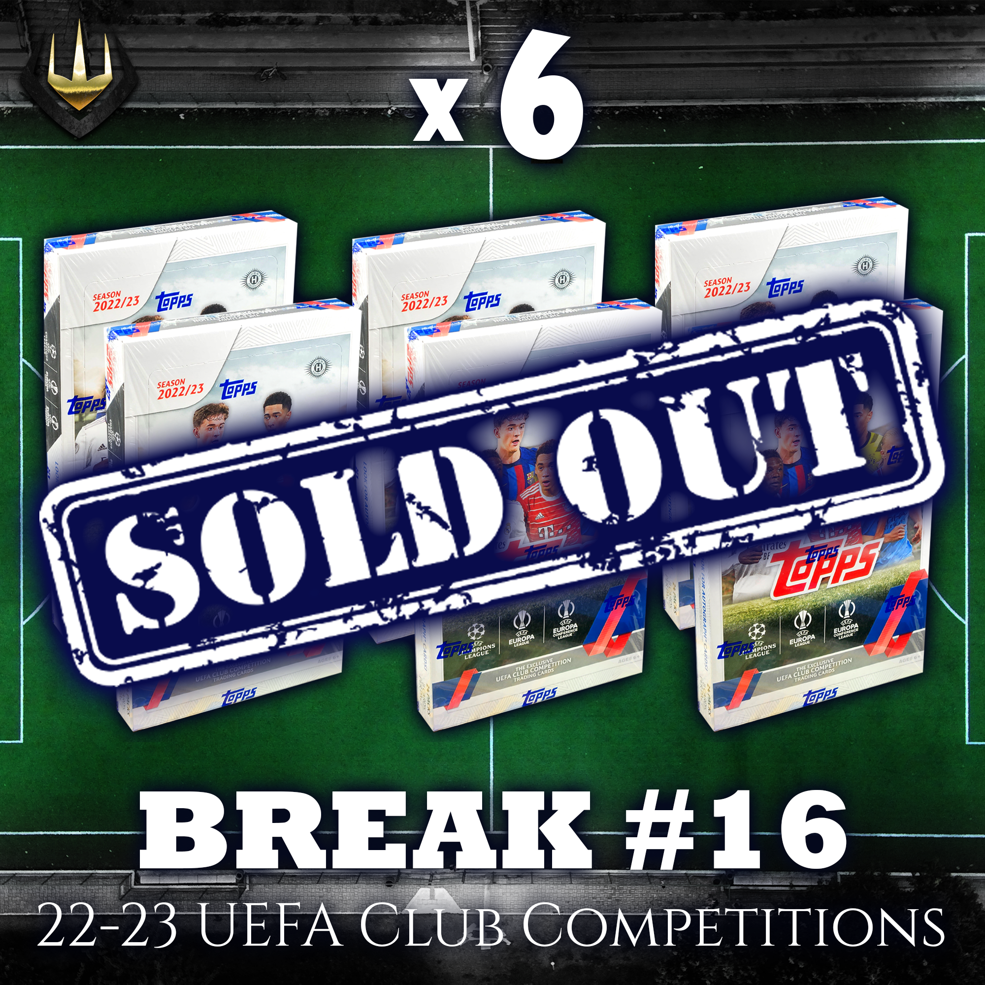 Break #16 2022-23 UEFA Club Competitions x6 (Half Case) [Pick Your Team]