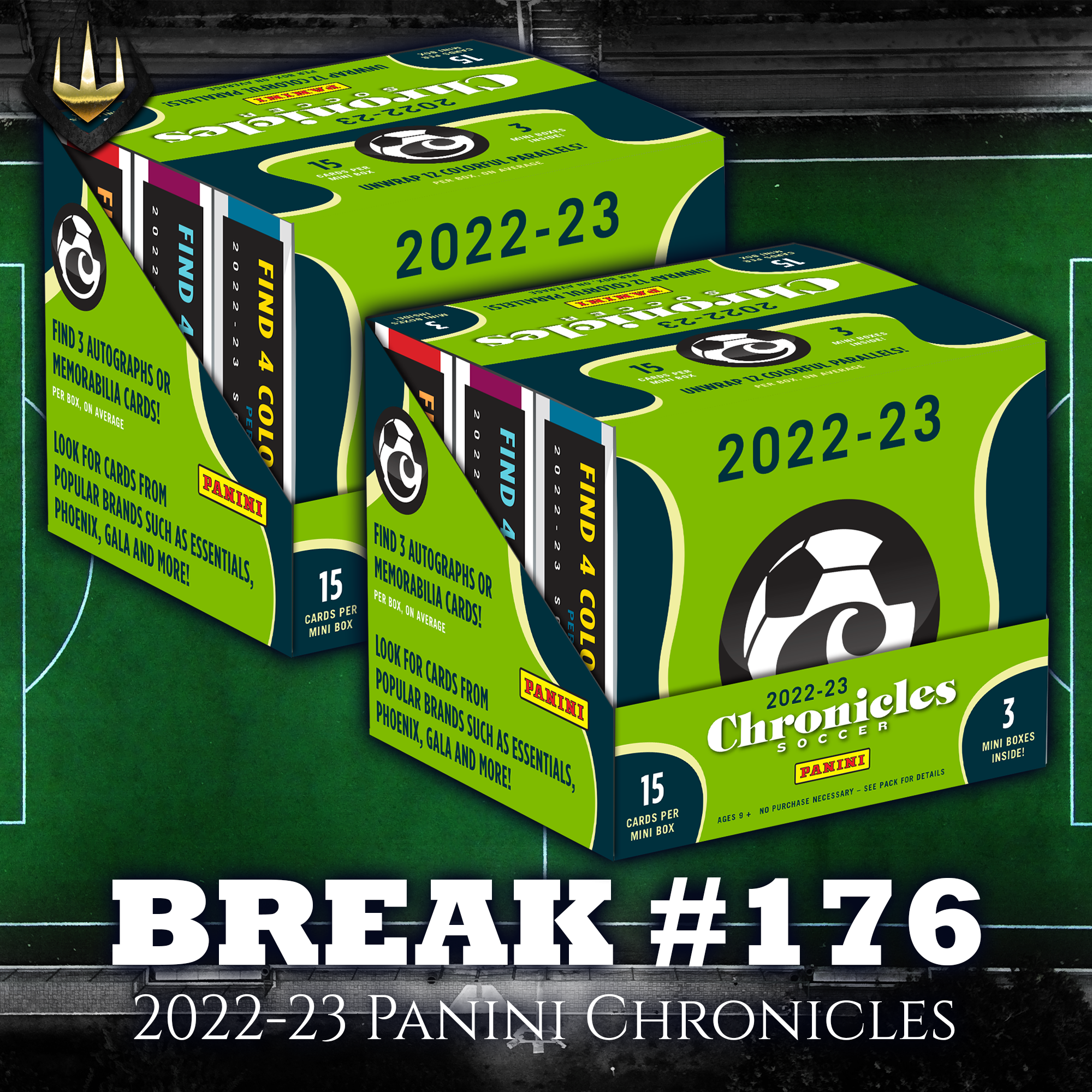 Break #176 2022-23 Panini Chronicles Soccer Hobby x2 [Pick Your Team]