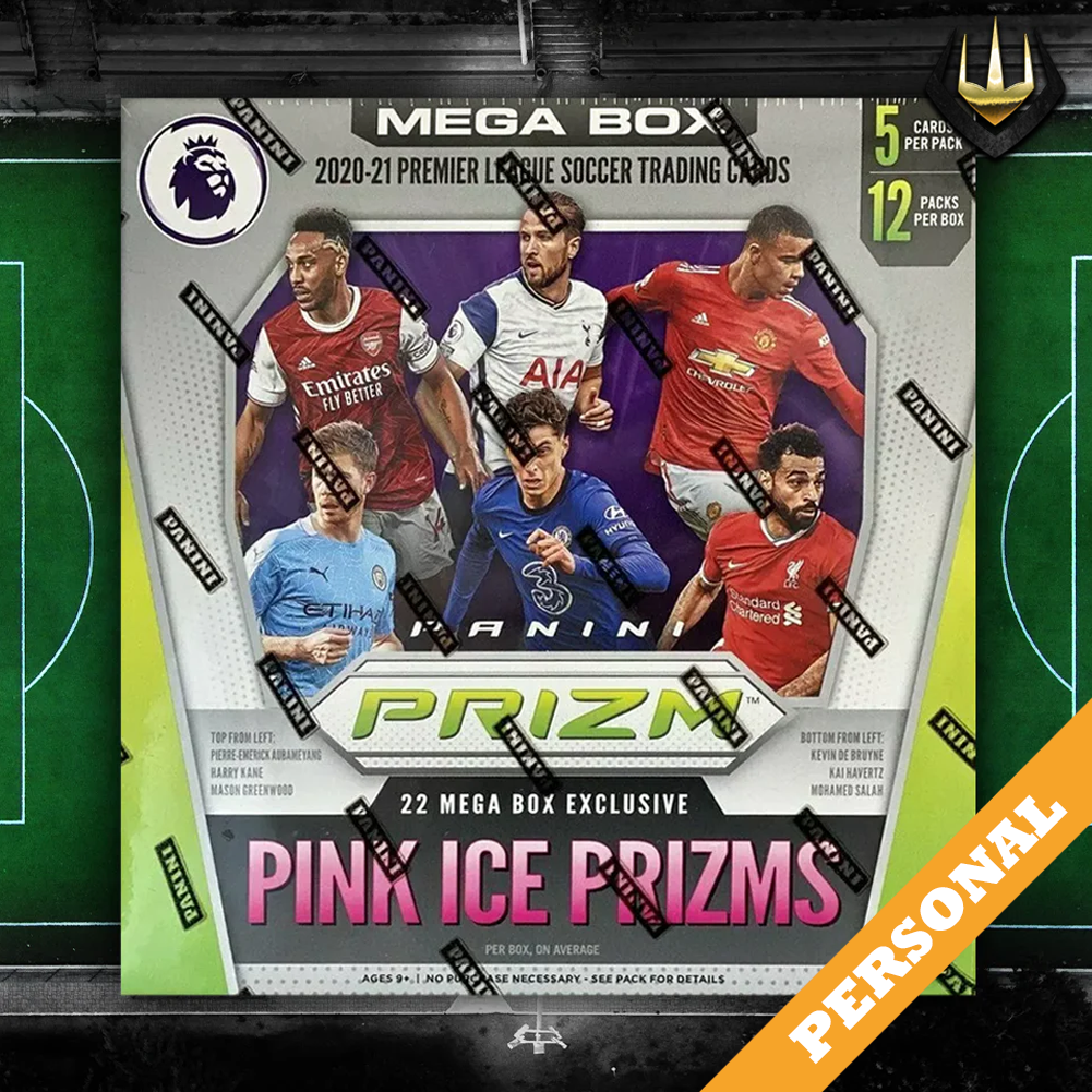 2020-21 Panini Prizm Premier League EPL Soccer Mega Box [Pink Ice Prizms] [PERSONAL BREAK]