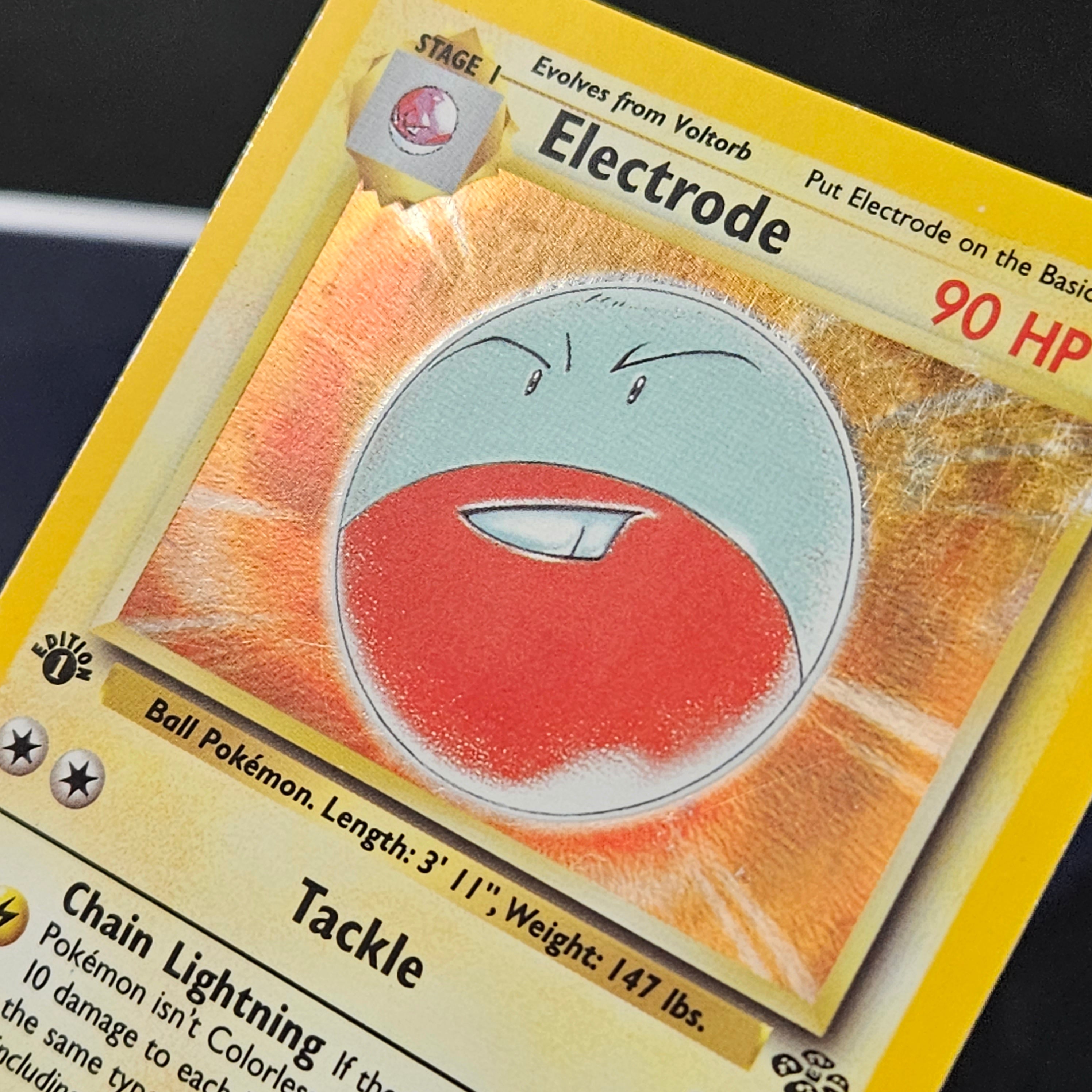 ELECTRODE Jungle 1ST EDITION HOLO RARE LP Pokemon Card 2/64