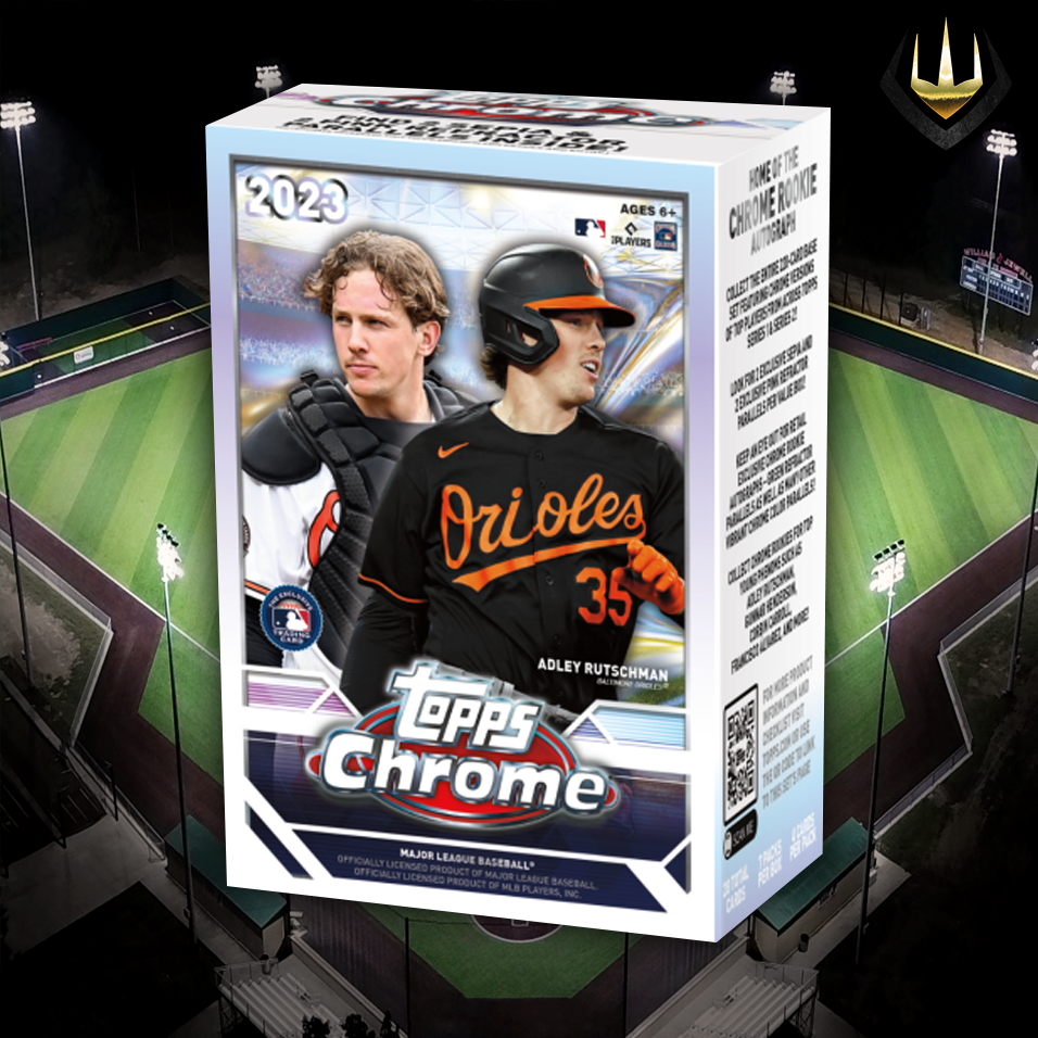 2023 Topps Chrome MLB Baseball 8-Pack Blaster Box