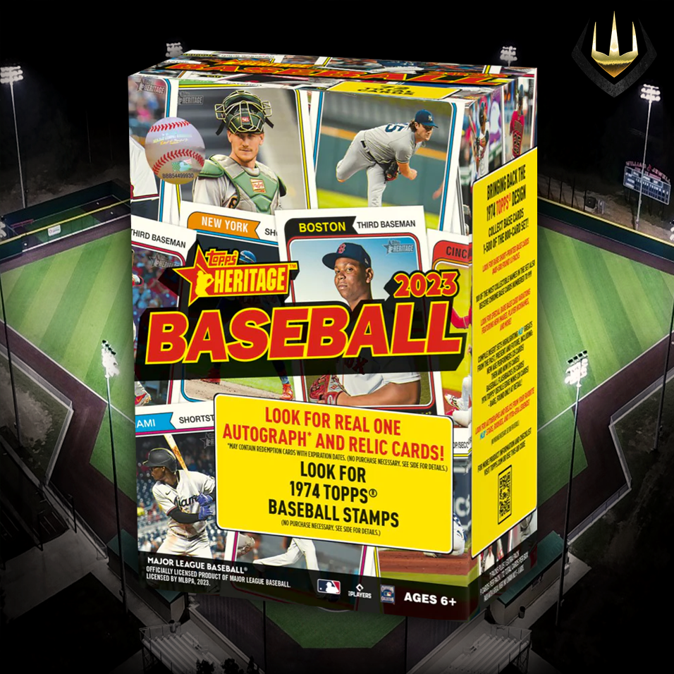 2023 Topps Heritage MLB Baseball 8-Pack Blaster Box