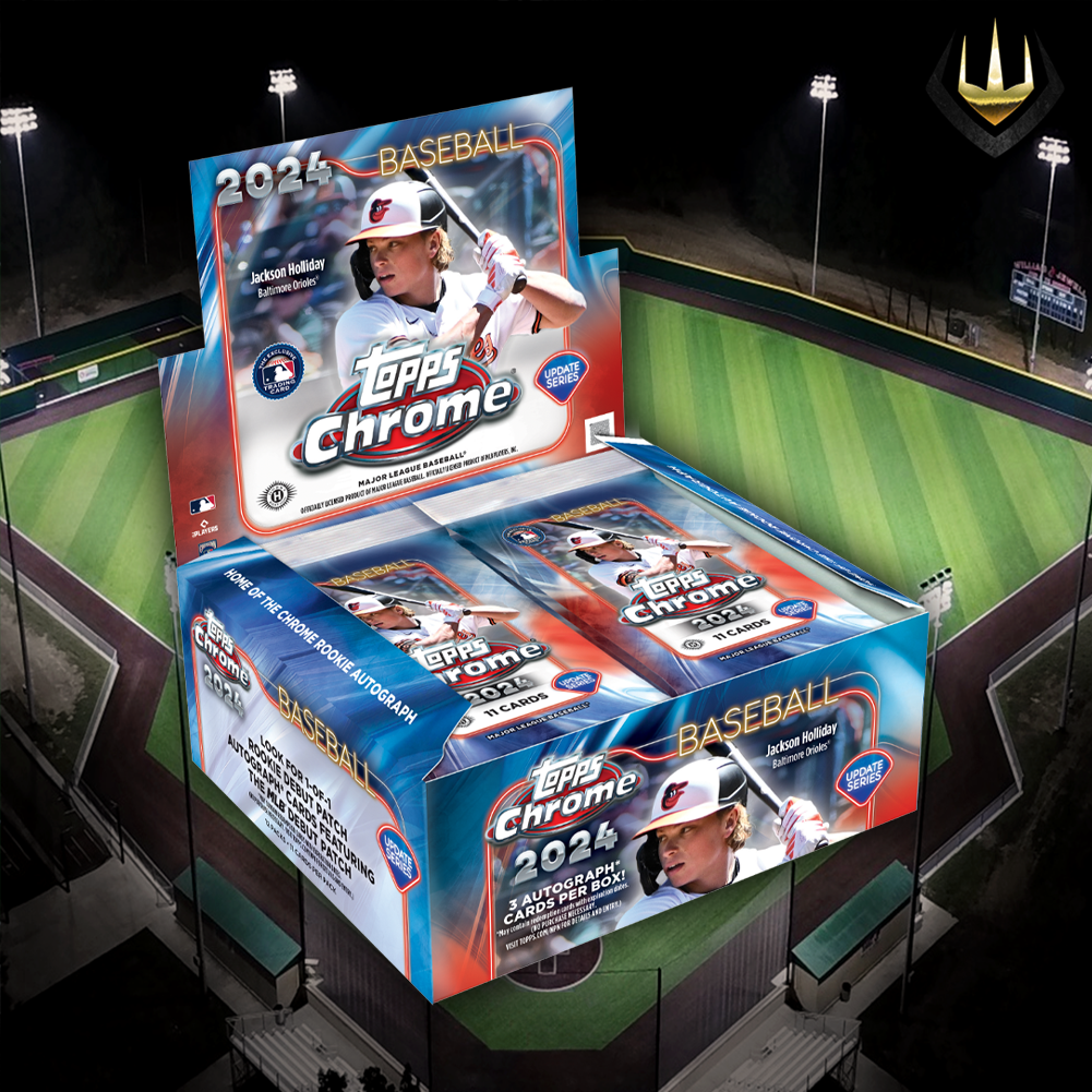 2024 Topps Chrome Update Series Baseball Hobby Jumbo  Box