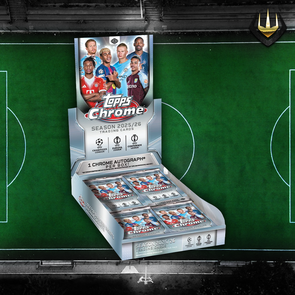 2025-26 Topps Chrome UEFA Soccer Hobby Box