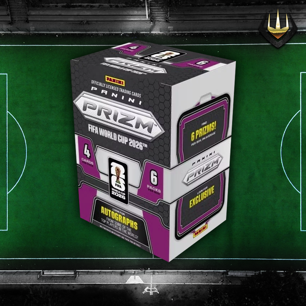 2026 Panini Prizm FIFA World Cup Soccer Purple Walmart Exclusive Blaster Box
