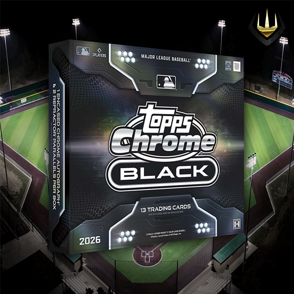 2026 Topps Chrome Black MLB Baseball Hobby Box
