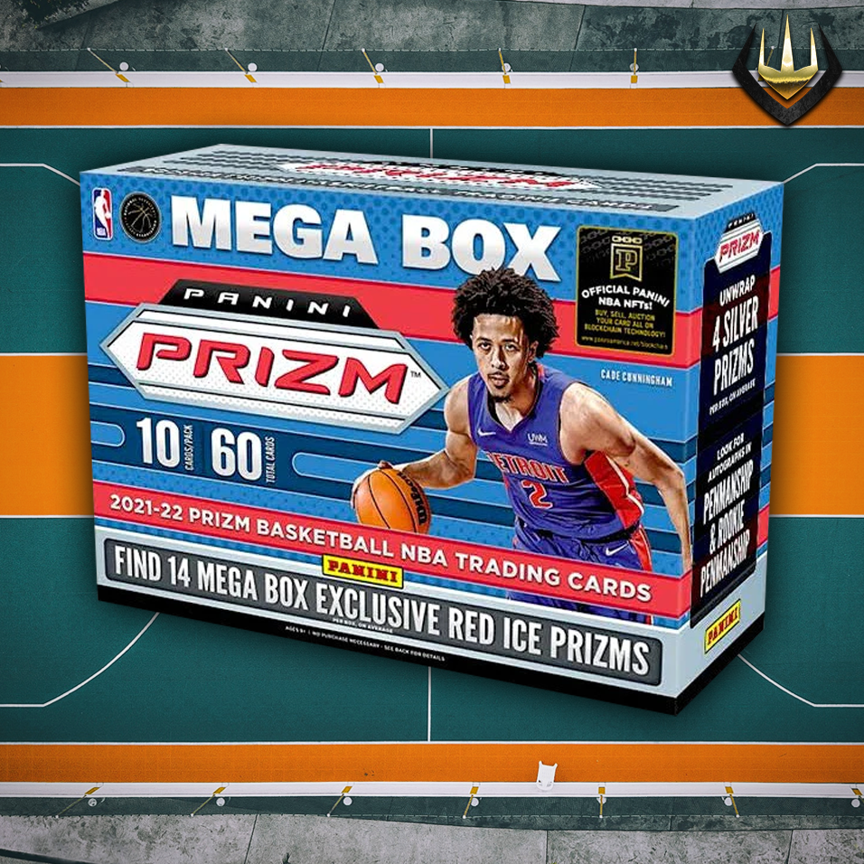 2021-22 Panini Prizm Basketball NBA Mega Box [Red Ice Prizms]