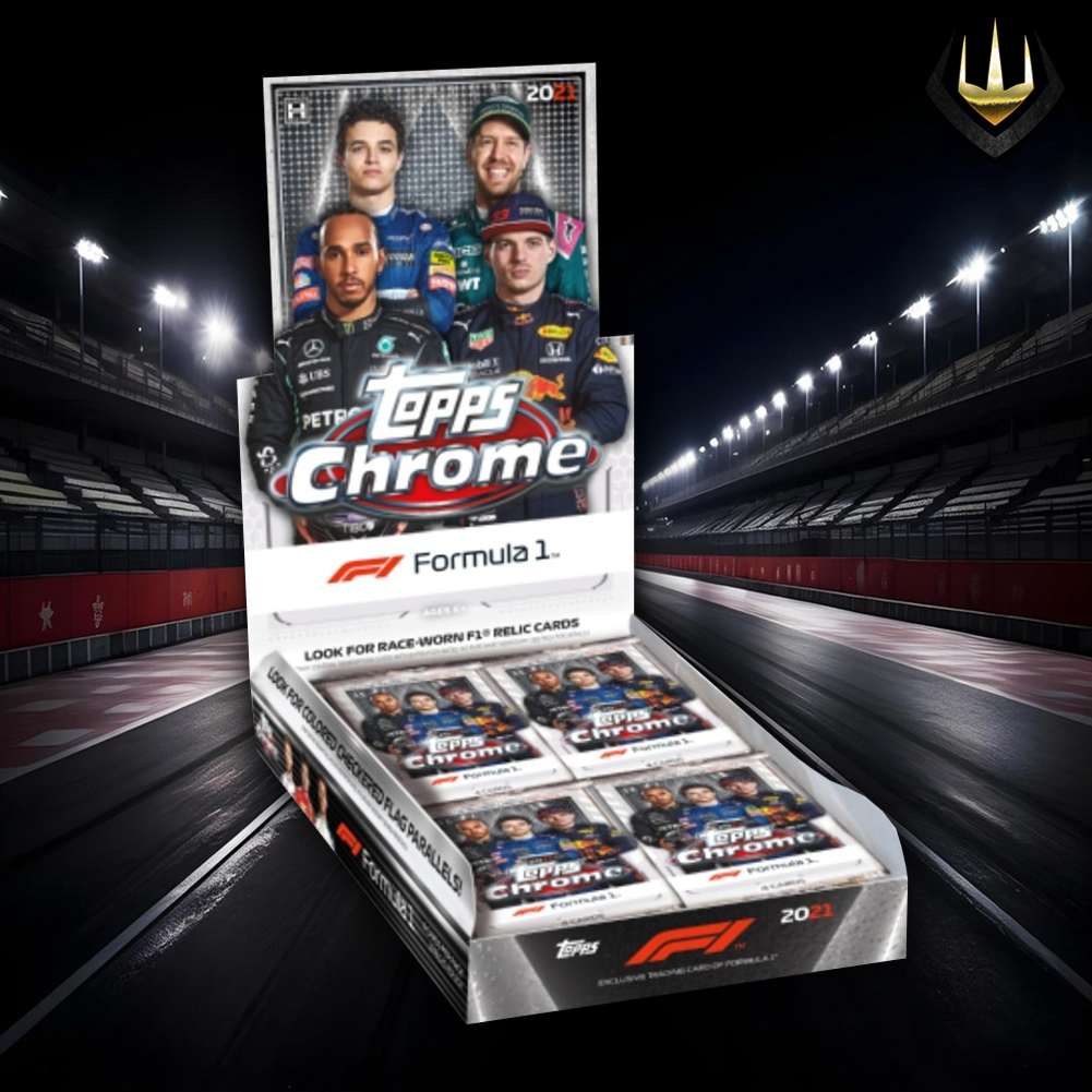 2021 Topps F1 Formula One Chrome Hobby Box