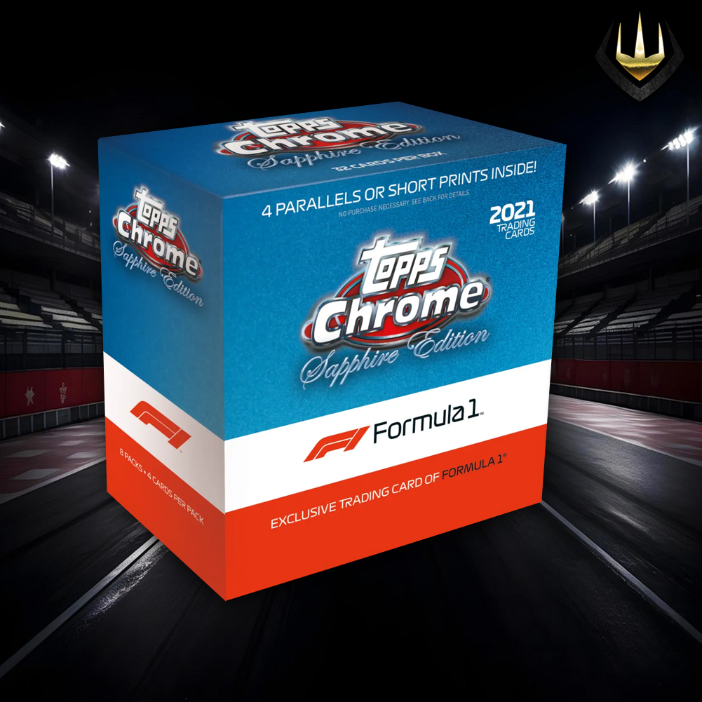 2021 Topps F1 Formula One Chrome Sapphire Hobby Box