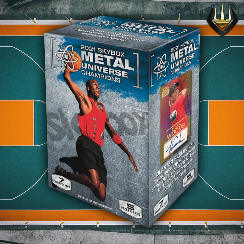 2021 Upper Deck Skybox Metal Universe Champions Basketball NBA Blaster Box
