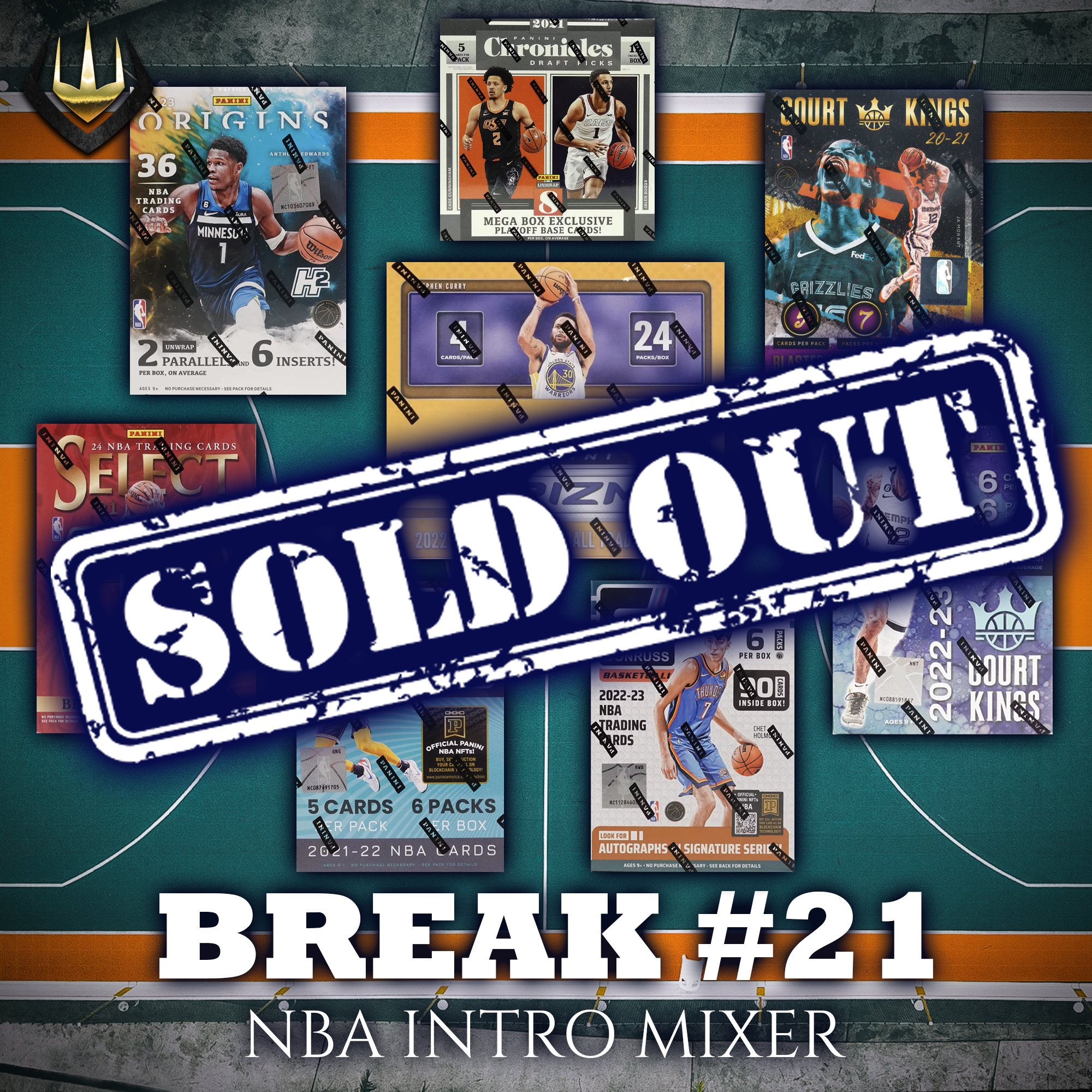 Break #21 NBA Intro Mixer 8 Boxes [Random Team]