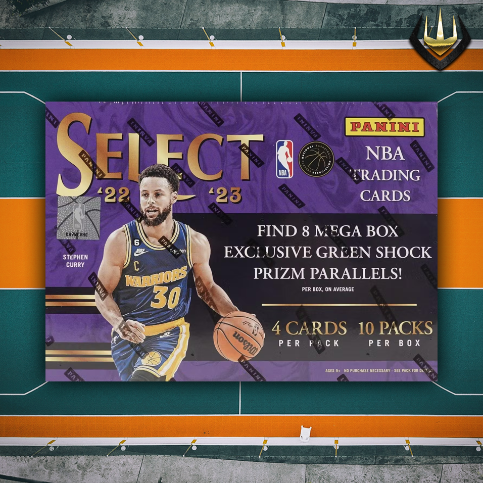 2022-23 Panini Select NBA Basketball 40-Card Fanatics Mega Box (Green Shock)