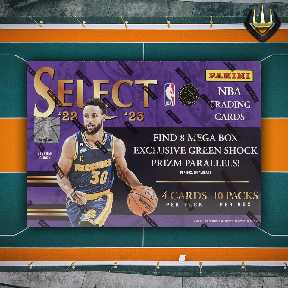 2022-23 Panini Select NBA Basketball Mega Box [40 Card Green Shock]