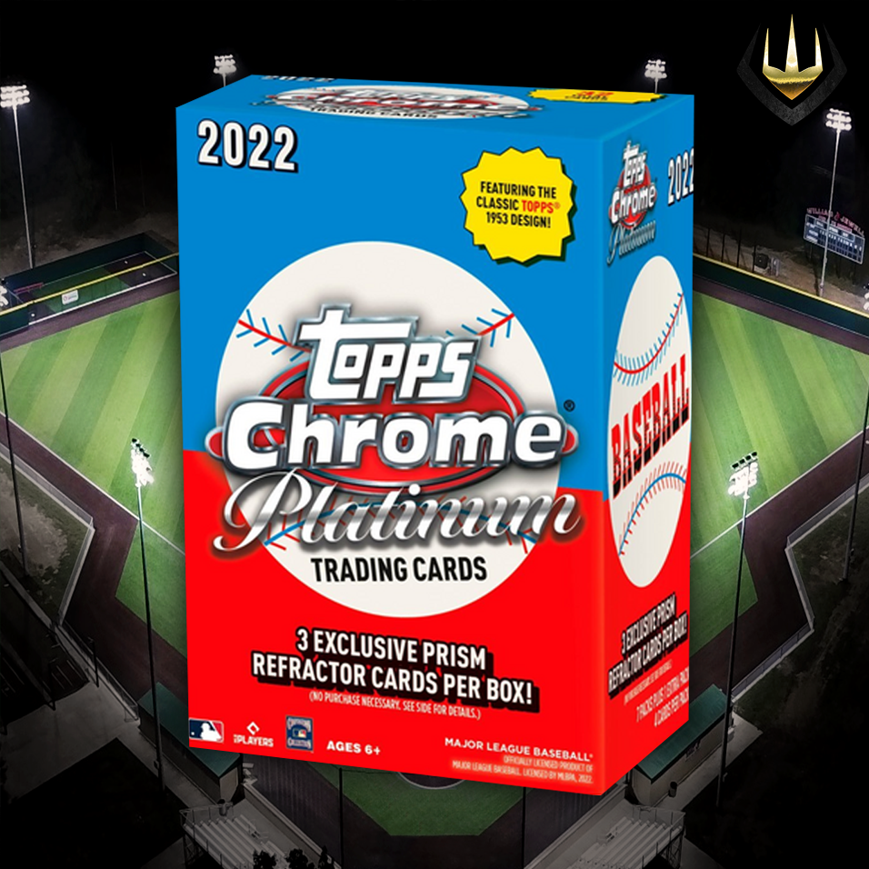 2022 Topps Chrome Platinum Anniversary MLB Baseball 8-Pack Blaster Box