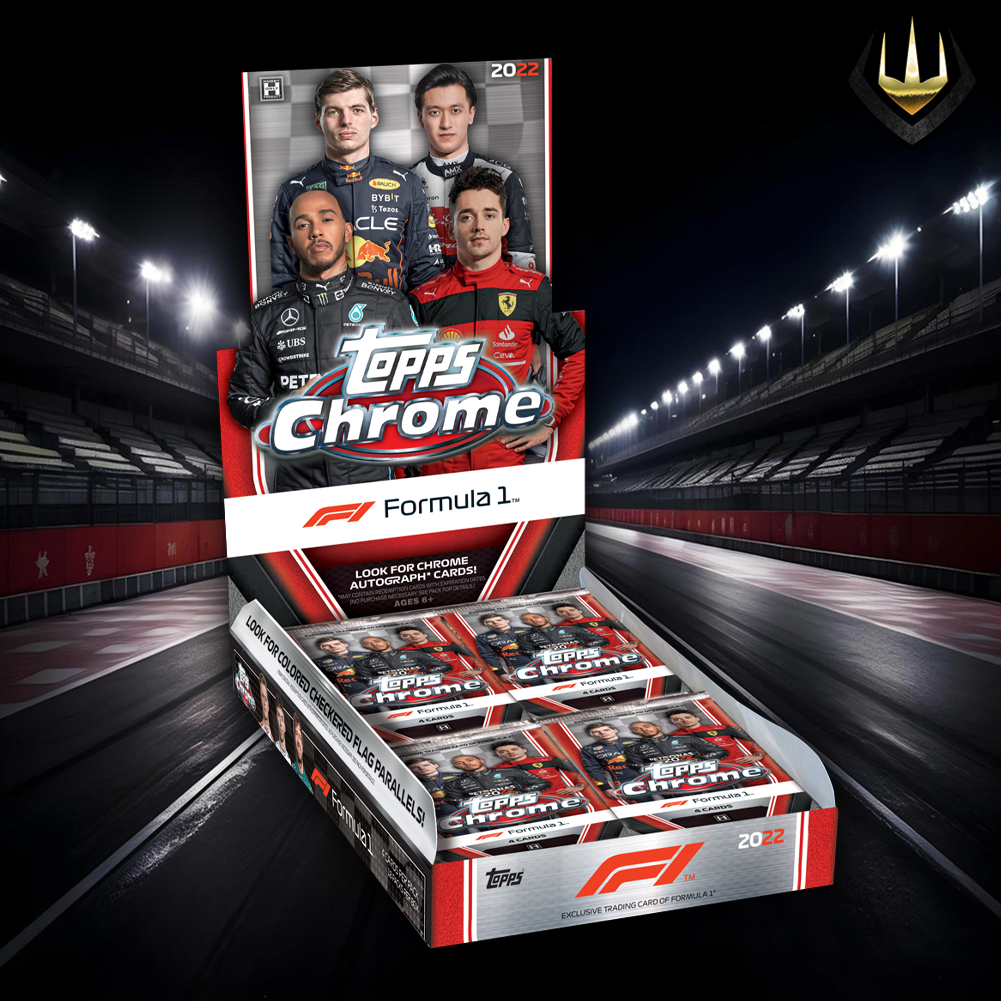 2022 Topps F1 Formula One Chrome Hobby Box