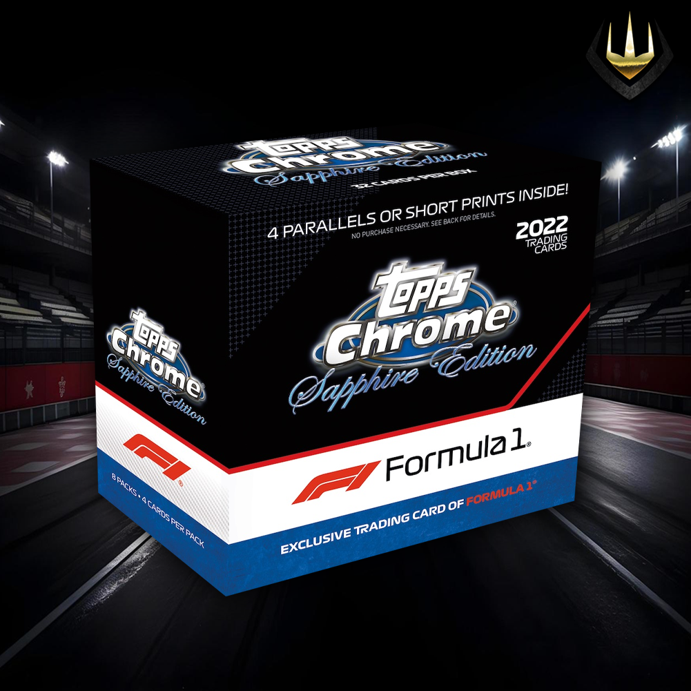 2022 Topps F1 Formula One Chrome Sapphire Hobby Box