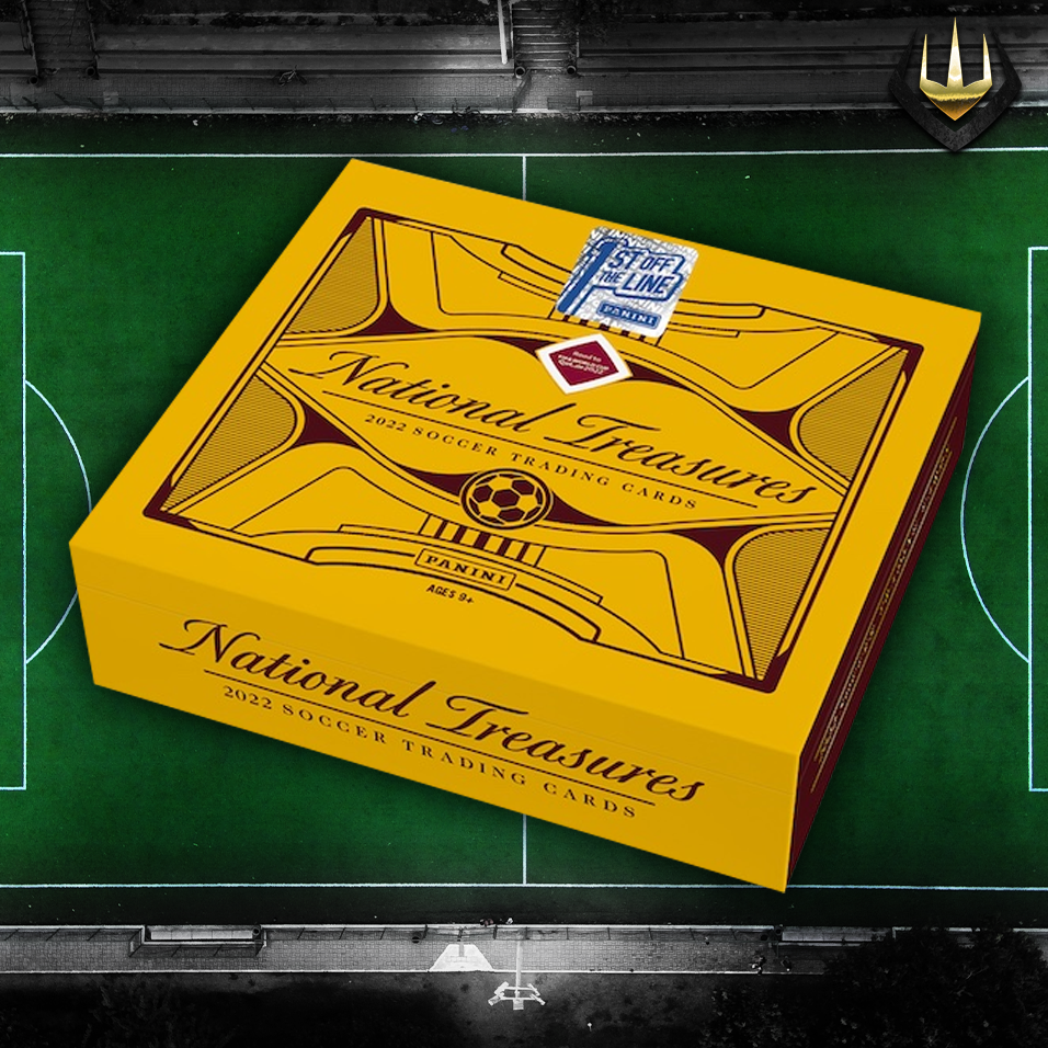 2022 Panini National Treasures Road To The World Cup FOTL 1st Off The Line Soccer Hobby Box