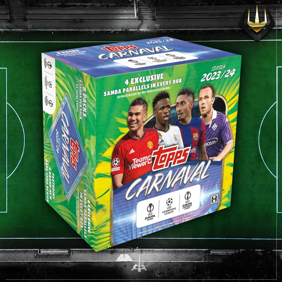 2023-24 Topps UEFA Club Competitions Carnaval Soccer Hobby Box