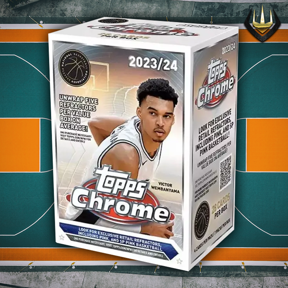 2023-24 Topps Chrome Basketball NBA Value Blaster Box