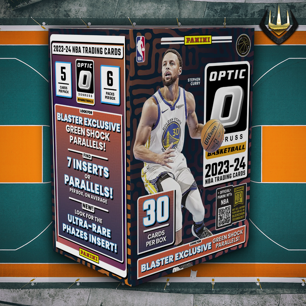 2023-24 Panini Donruss Optic Basketball NBA Hobby Blaster [Green Shock Parallels]