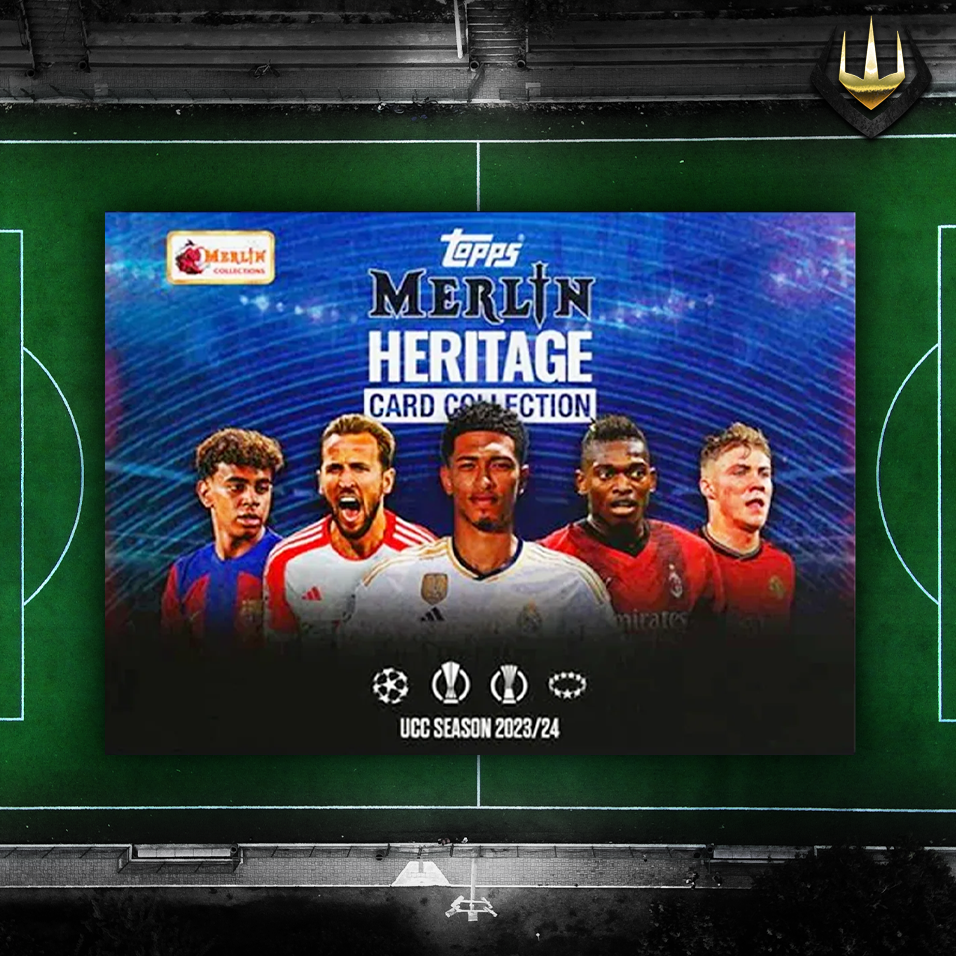 2023-24 Topps UEFA Merlin Heritage Hobby Box