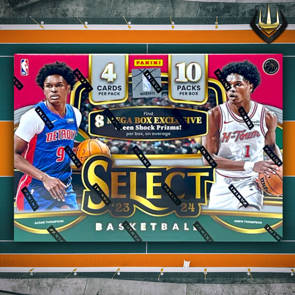 2023-24 Panini Select Basketball NBA Hobby Mega Box [40 Card Green Shock]