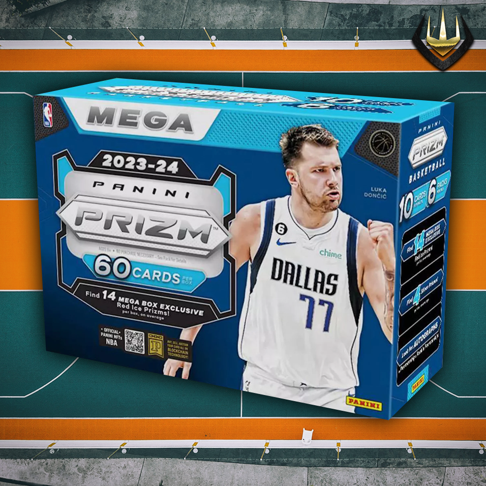 2023-24 Panini Prizm Basketball NBA Mega Box [60 Card Target Red Ice Prizm]