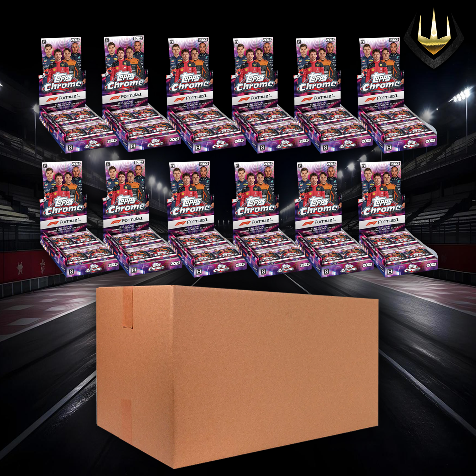 2023 Topps F1 Formula One Chrome Hobby Case [12 Boxes/Case]