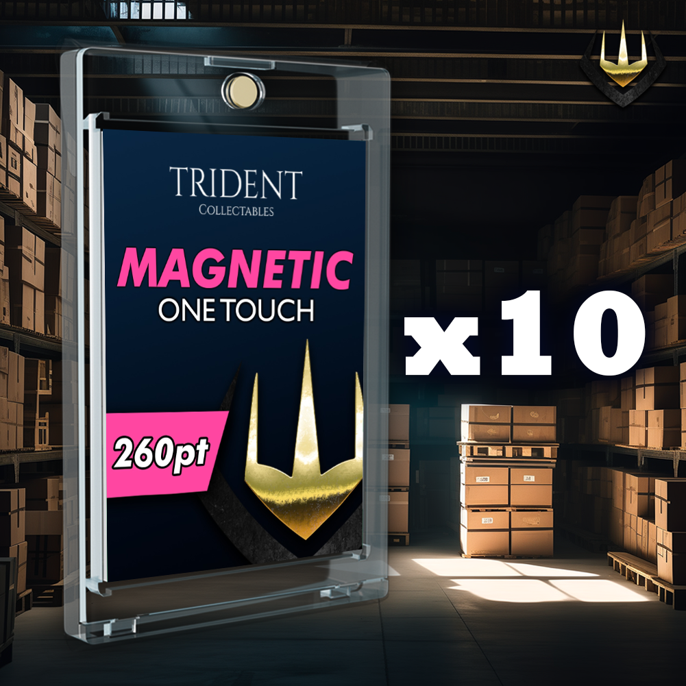Trident One-Touch 260pt Magnetic Card Display Holder Protector [10 Pack]