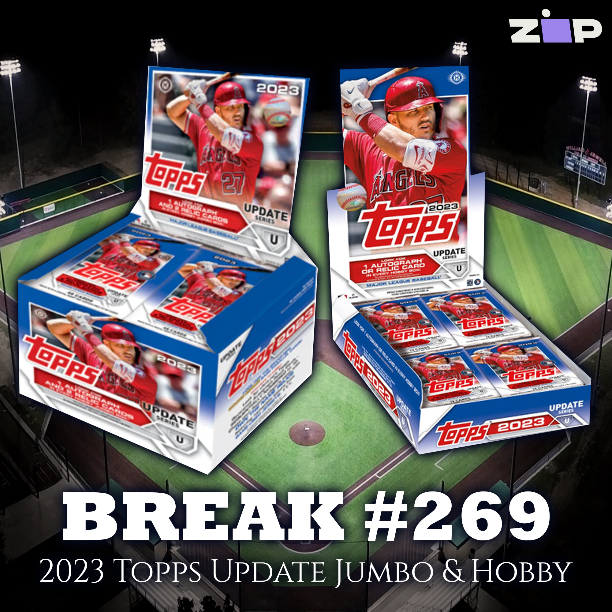 Break #269 2023 Topps Update Jumbo x1 Hobby x1 [Pick Your Team]