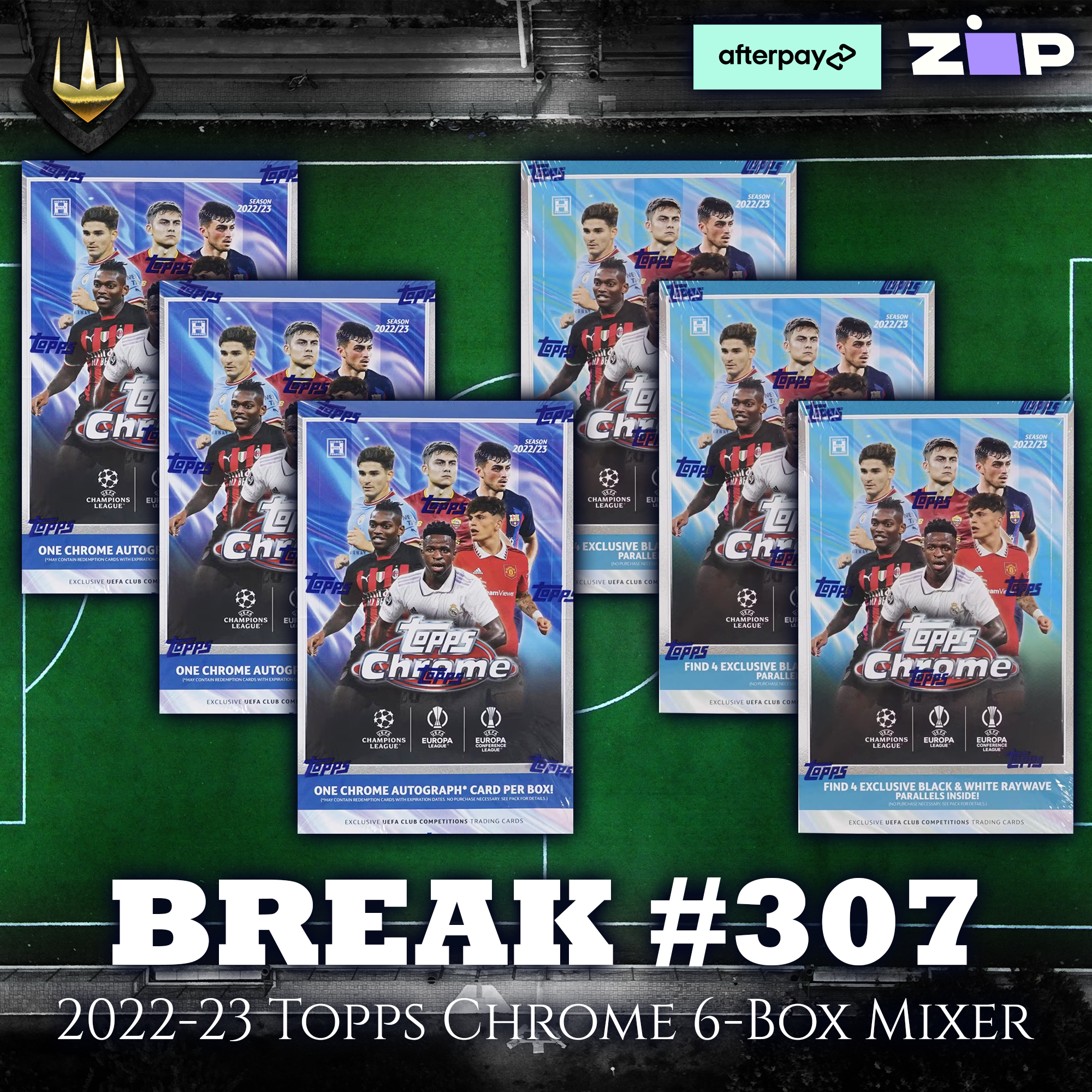 #307 2022-23 Topps UEFA Chrome Mixer x6 [Pick Your Team/Pick Your Player]