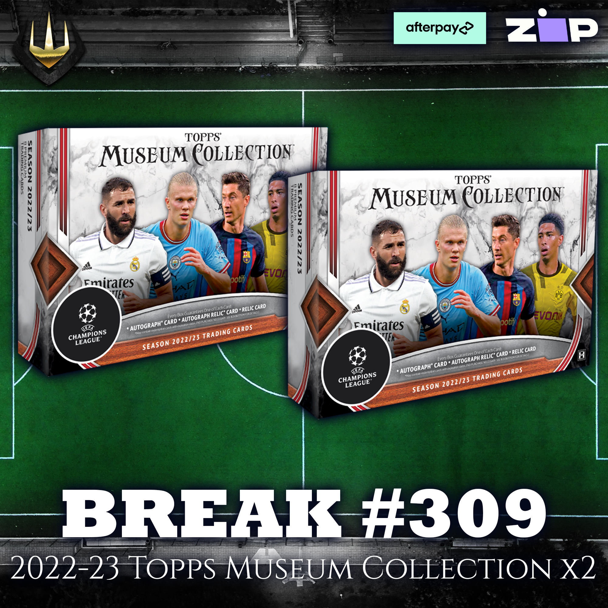 #309 2022-23 Topps Museum Collection UEFA Champions League 2022-23 x2 [Pick Your Team/Pick Your Player]